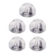 thumbnail image 4 of 5 pares de cierres de silicona suave universales para pendientes de 5,2 x 4 mm de alto grado y silicona Oro blanco, 4 of 9