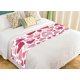 thumbnail image 1 of ABPHQTO Doodle Corazones rojos Día de San Valentín Camino de cama Ropa de cama Bufanda Decoración de cama 50x241 cm, 1 of 1