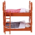 thumbnail image 1 of 1pc Creative Mini Double Beds Durable Mini Bunk Beds Practical Simulation Bed, 1 of 1