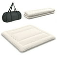 thumbnail image 1 of Costway King Futon Mattress Japanese Floor Sleeping Pad Washable Cover Carry Bag Beige, 1 of 9