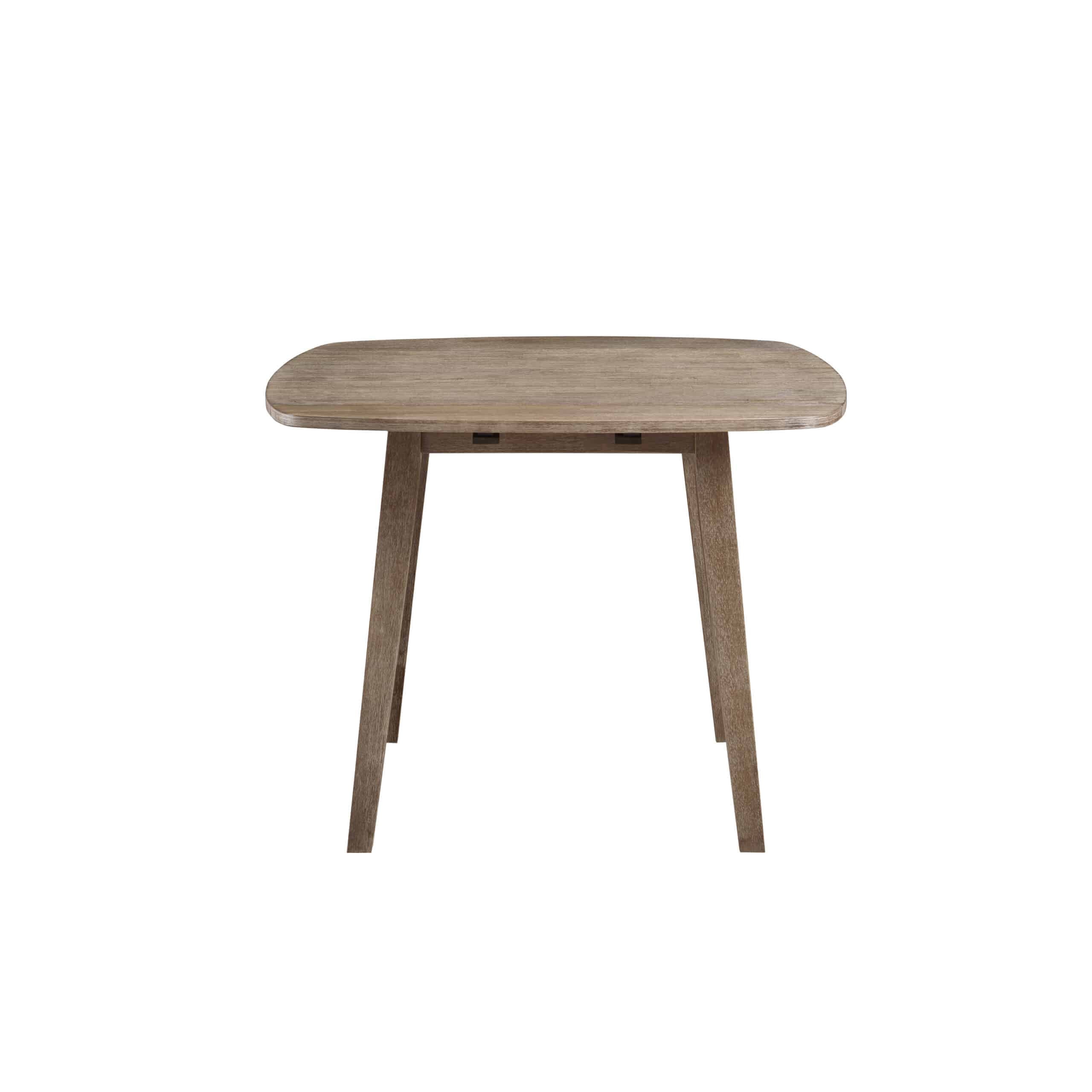 Boraam Boulder Dining Table with Drop Leafs in Barnwood Wire-Brush Finish