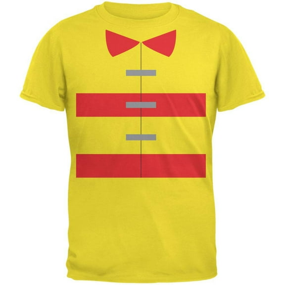 Halloween Fireman Costume Yellow Youth T-Shirt - Youth Large