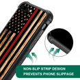 thumbnail image 4 of Funda de teléfono DJSOK compatible con iPhone 8 Plus Thin Red Line, 4 of 6