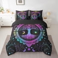 thumbnail image 2 of Homewish Teens Tree Of Life 7-Piece Twin Bedding Sets,Bohemian Theme Bedding Comforter Set,Gradient Universe Galaxy Breathable Sheet Sets,Lightweight Room Decor,Reversible, 2 of 8