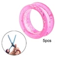 thumbnail image 2 of 5x Tijeras de silicona Perfecl Anillos protectores Rosado, 2 of 7