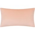 thumbnail image 3 of JWH Soft Velvet Throw Pillow Cover Decorative Geometric Accent Pillow Case in Rectangle Shape Bed Couch Bedroom 14x24inch Peach Pink, 3 of 9