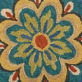thumbnail image 2 of 4â€™ Round Blue Floral Mandala Area Rug, 2 of 5