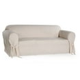 thumbnail image 3 of Classic Slip Covers 1-Piece Cotton Sofa Slipcover With Bowties, 3 of 3