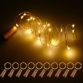 thumbnail image 1 of Luces navideñas hechas con corchos de botellas de vino, 1 of 5
