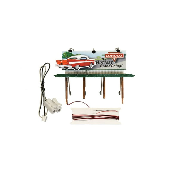 Woodland Scenics JP5793 HO Just Plug The Hottest Brand Billboard