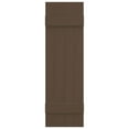thumbnail image 2 of Ekena Millwork 14 in. W x 31 in. H Builders Edge, TailorMade Four Board Joined (2 Batten), Board-n-Batten Shutters, Includes Matching Installation Spikes (Per Pair), 385 - French Roast, 2 of 12