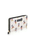 Disney Women's Mickey Mouse Zip Around Wallet, White