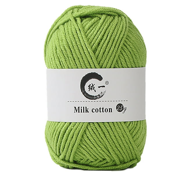 Fil à Tricoter Coloré 25g Tricot Crochet Lait Doux Coton Laine Bébé