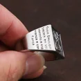thumbnail image 6 of Vintage 14K Yellow Gold Saint Michael Protective Ring Mens Punk Roman Paladin Badge Biker Ring Jewelry, 6 of 9