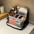thumbnail image 3 of TACILIP Makeup Bag Large Capacity Cosmetic Bags for Women, Travel Toiletry Organizer Bag Portable Pouch with Handle, 3 of 6