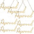thumbnail image 1 of 6 colgantes de asiento reservado para silla de boda, letreros decorativos colgantes de asiento reservado., 1 of 4