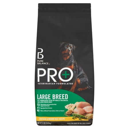 Pure Balance Pro+ Large Breed Chicken & Brown Rice Recipe Dry Dog Food  8 lbs