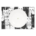 thumbnail image 2 of Black and White Cats 12×18 inch Placemats Heat Resistant Washable Foldable Rectangular Placemats Set Decoration Indoor Outdoor for Kitchen Dining Table 6PCs, 2 of 8