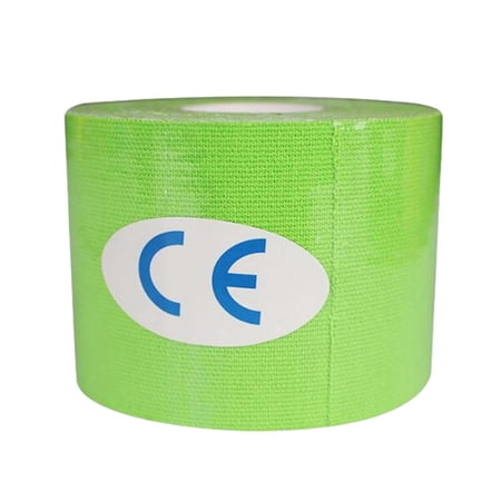 Wswqop Athletic Sport Tape Elastic Breathable 7.5x500cm Easy Tear Protective Tape Self Green Wswqop Athletic Sport Tape Elastic Breathable 7.5x500cm Easy Tear Protective Tape Self Green