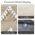 thumbnail image 4 of Ottoman Poof, Natural Corn Husk Poufs, Hand Weave Round Footstool, Pouffe Accent Chair, Ottoman Coffee Table , Outdoor Ottoman, for Living Room, Bedroom, 4 of 7