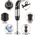 thumbnail image 3 of Un batidora de mano con 400W de potencia, que cuenta con botones ajustables para una mezcla multifuncional que es fácil de operar. Hecha de acero inoxidable con un diseño desmontable,, 3 of 11
