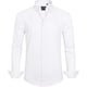 thumbnail image 1 of J.VER Camisas de vestir para hombre, camisa formal de manga larga, elástica, sin arrugas, informal, con botones, 1 of 4