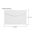 thumbnail image 2 of Unique Bargains Blank Mini Envelopes, Storage Card Holder, White, 60 Pack, 2 of 6
