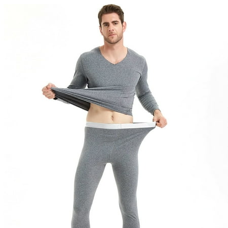 

Geege Thermal Underwear Set Underwear for Men Shirt & Pants Base Layer w/ Leggings/Bottoms Ski/Extreme Cold