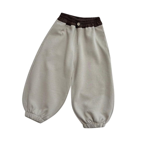 XUNKUSGA Baby Boy Clothes 0-5 Years Comfortable Cotton Harem Pants Baby Girl Clothes Fashion Elastic Waist with Buttons Toddler Boy Clothes