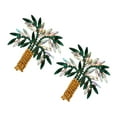thumbnail image 4 of 1 par de pendientes de árbol de coco con diamantes de imitación, accesorios de ropa para decoración de orejas de niña de moda, 4 of 5