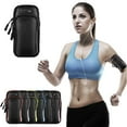 thumbnail image 4 of Bolso de brazo deportivo, brazo de carrera con soporte de teléfono móvil impermeable y cómodo, brazo de fitness con bicicleta yoga, 4 of 10