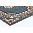 thumbnail image 4 of HR HANDCRAFT RUGS, Livingroom Rugs Bohemian Rugs, Shed Free Stain Resistant Easy Clean, Blue and Multi, 5' x 7', 4 of 7