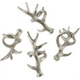 thumbnail image 3 of Fennco Styles Rustic Antler Design Aluminum Branch Napkin Rings, Set of 4, 3 of 5