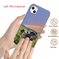 thumbnail image 2 of Cute Rainbow Cows Case Compatible with iPhone 14 Plus,Aesthetic Art Design TPU Bumper Cover Case, 2 of 5