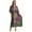 Blue - Multi, variant on Long Dashiki Caftan / Caftans for Women (Black - Multi, 2X - 3X)
