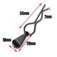 thumbnail image 5 of 4 piezas de cuerpo de metal Clip Retenedor Shell Hebilla fija Cerradura, negro Afortunado Sencillez, 5 of 5