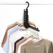 Outdoor Clothes Hanger - Jeobest 1PC Folding Clothing Hanger - Clothes Hanger Organizer - Hanger Closet Organizer - Multifunctional Telescopic Folding Hanger Portable Outdoor Closet Organizer Magic Clothes Hanger MZ