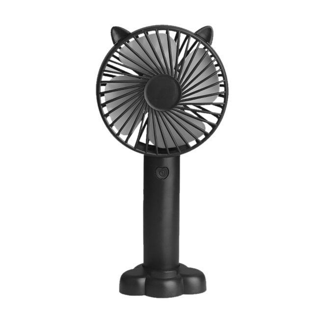Irfora Mini ventilador portátil de 3 velocidades, ventiladores eléctricos recargables USB ajustables, 3 engranajes, interruptor de encendido y apagado, lindo enfriador de aire Irfora Abanico portátil