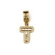 thumbnail image 5 of Collar con dije de oro laminado letra brillos T, 5 of 6
