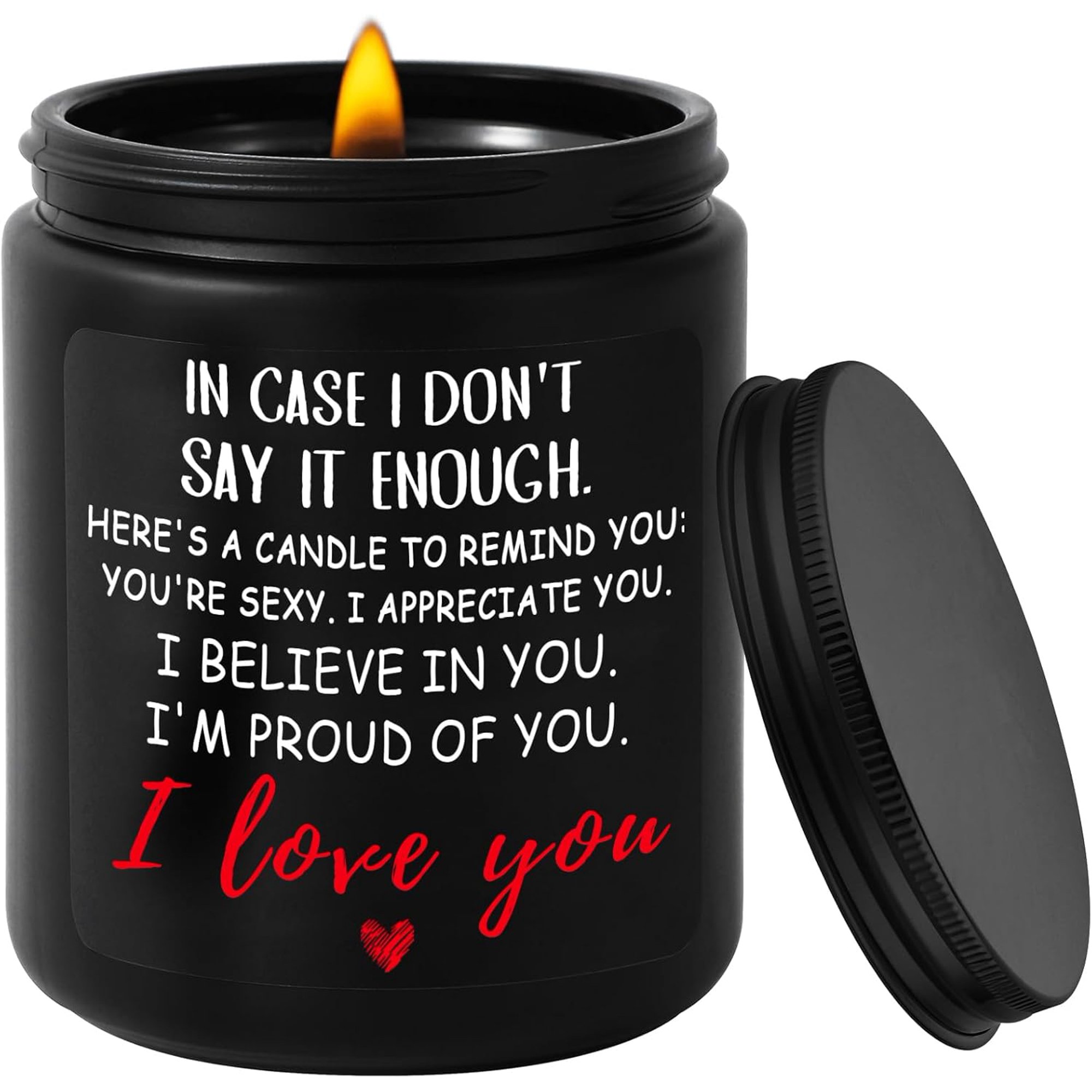 Gifts for Him Her Anniversary Wedding Birthday Valentines Romantic Gifts for Boyfriend Girlfriend Unique Lavender Candle Gift for Him Her