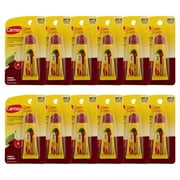Carmex Daily Care Moisturizing Lip Balm Tube. Softens and Soothes. Water Resistant. Fresh Cherry. 0.35 oz. Pack of 12