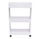 thumbnail image 5 of Estante De Piso Estante De Almacenamiento De Múltiples Capas Soporte De Carrito Estante De Almacenamiento Móvil Organizador Con Ruedas Para Cocina Dormitorio Baño Moyic HA027801-02, 5 of 6