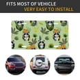 thumbnail image 5 of Kdxio Cute Panda Bear In Greenery Forest License Plate Car Front License Plate Car Decoration Car Accessories Front Tag Plate Standard Size, 5 of 8