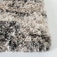 thumbnail image 2 of SAFAVIEH Iceland Hannah Abstract Shag Runner Rug, Cream/Grey, 2' x 6', 2 of 9