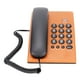 thumbnail image 4 of Teléfono fijo doméstico KXT504, teléfono con cable multifuncional sin batería con auricular magnético doble para oficina, hotel (naranja), 4 of 8