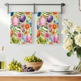 thumbnail image 3 of Easter Colorful Eggs Kitchen Towels Set of 1, Spring Floral Polka Dot Green Striped Absorbent Dish Towels for Kitchen, Microfiber Hand Towel, Quick Drying Tea Towel for Cleaning Decorative Dishcloths, 3 of 7