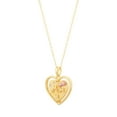 thumbnail image 4 of Brilliance Fine Jewelry Women's Sterling Silver 14KT Gold Plated Spinning "Mom" Heart Pendant Necklace, 20", 4 of 8