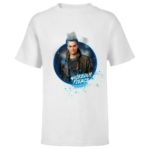 Disney Descendants 3 Hades Wickedly Fierce - Short Sleeve T-Shirt for Kids -Customized-White