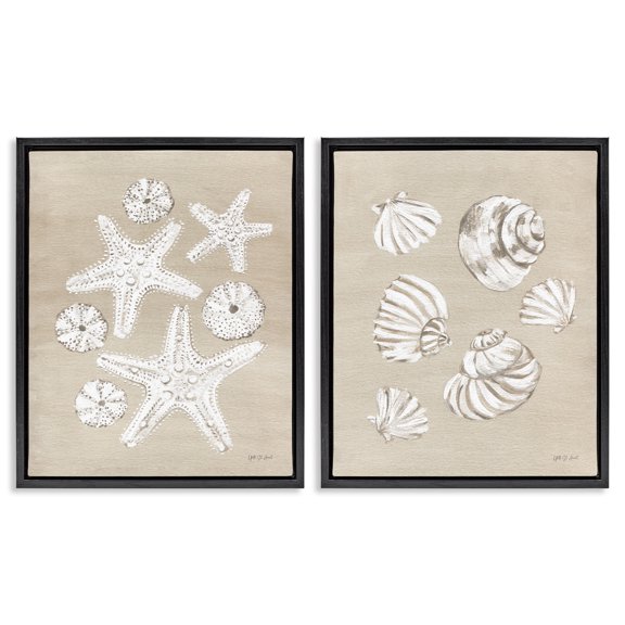 Stupell Industries Rustic Lodge Black 2pc Floating Frame Art Set, 17 x 21 each, by Yvette St. Amant