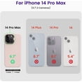 thumbnail image 6 of iPhone 14 Pro Max Case with Stand/Kickstand,Silicone Shockproof Slim Thin Phone Case for iPhone 14 Pro Max 6.7 inch (Pink Sand), 6 of 13